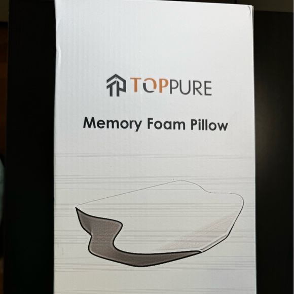 Pillow Cube Neck Pillow White Back and Side Sleepers Memory Foam Contour OW - Picture 2 of 6